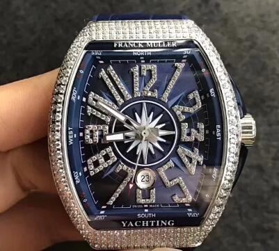 Gyémánt Replika Franck Muller Vanguard Yachting V45SCDT