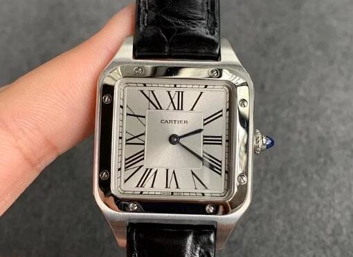 Elegáns és Egyszerű Replika Santos De Cartier WSSA0023